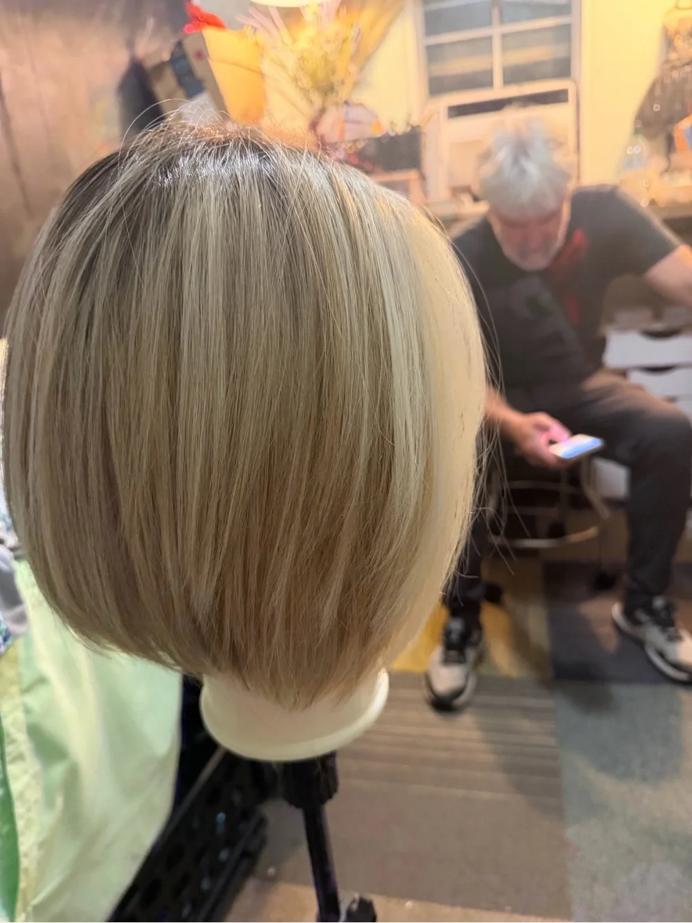 Premium Light Blonde Straight Lace Front Wig - Sleek Everyday Style